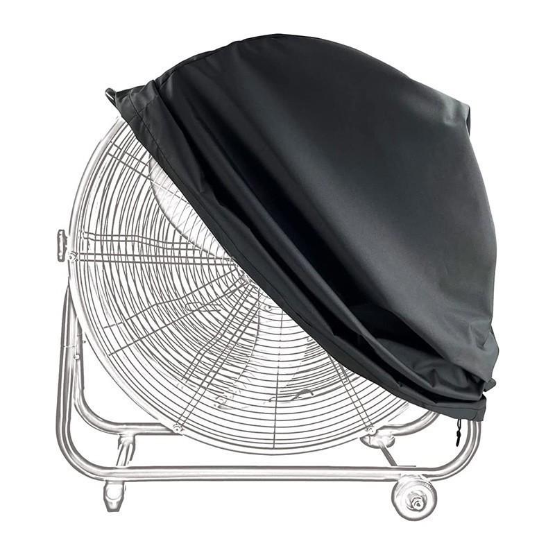 Heavy Duty Durable Silver Coated Oxford Fabric Fan Cover- Waterproof UV Dust Proof Universal Fit Pro Case For Industrial Outdoor