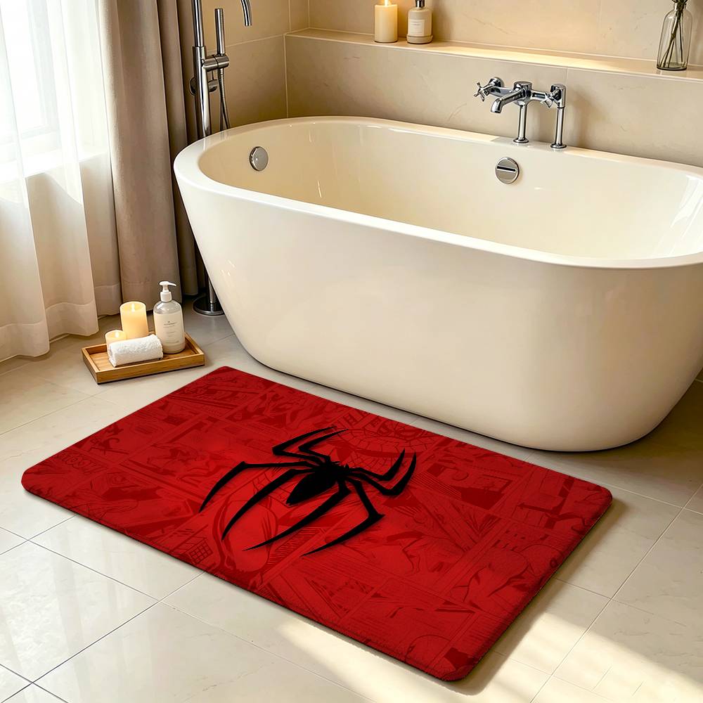 Classic S-Spider-Man-S Carpet Bathroom Anti-slip Mat Door Mat Home Decoration Mat Entrance Door Mat Scratch-resistant Door Mat