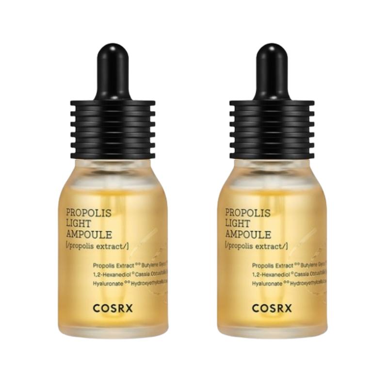 

COSRX Full Fit Propolis Light Ampoule 30ml × 2 - Hydrating & Radiance Boost, Lightweight Non-Sticky Essence for Deep Moisture & Nourished Skin 30ml x 2
