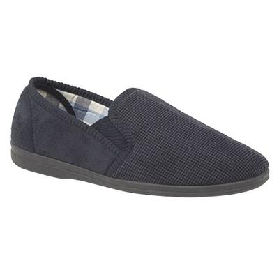 Herren Harry Memory Foam Twin Gusset Hausschuhe