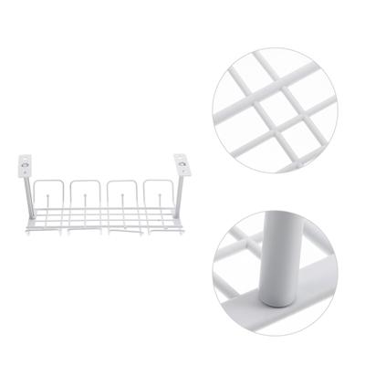 Under Table Wire Tray Desk Organizing Supplies Cupboard Organizer Holders for Cable Management