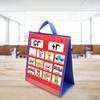 Multipurpose Table Top pocket picture Classroom Office Learning Supplies Double Sided Self-Standing