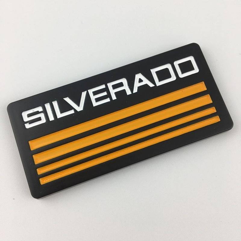 For 1988-1994 Ch-evy 1500 2500 3500 Silverado Car Emblem Badge Logo Symbol Side Roof Pillar Sticker