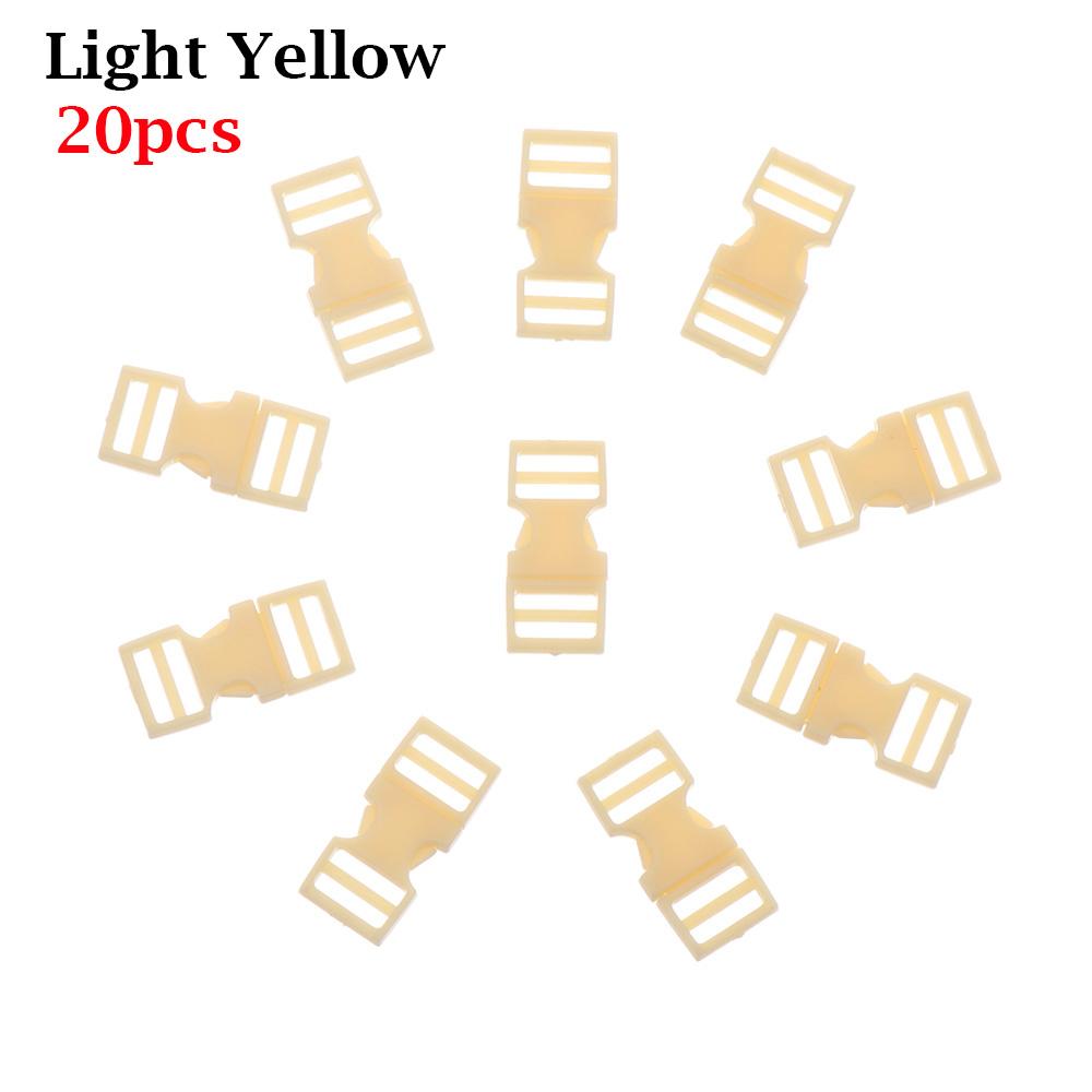 10/20pcs 6mm Plastic Mini Buckle DIY Doll Bags Buckle Handmade Backpack Button Bracelet Dog Collar Strap Buckle Webbing Supplies