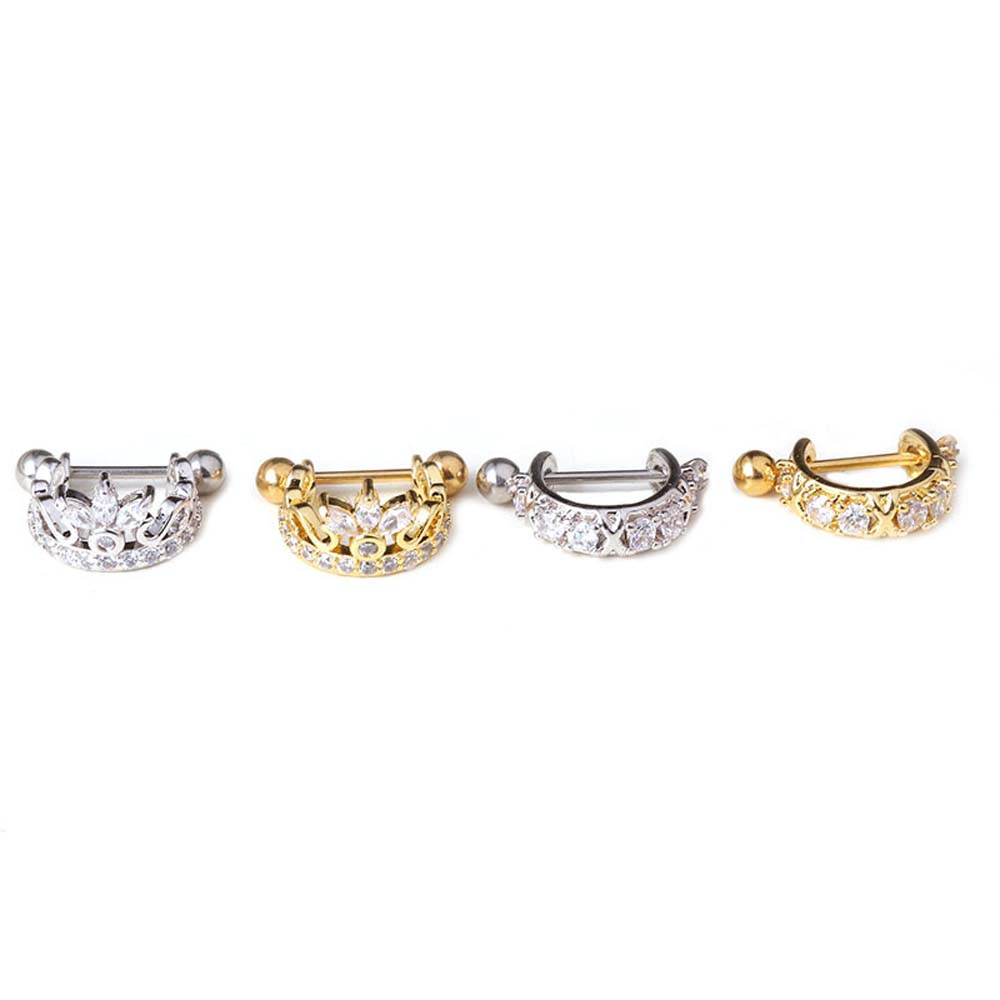 Fashion Bone Women U Type Zircon Lady Dangle Earring Stud Earrings Jewelry Drop Earrings