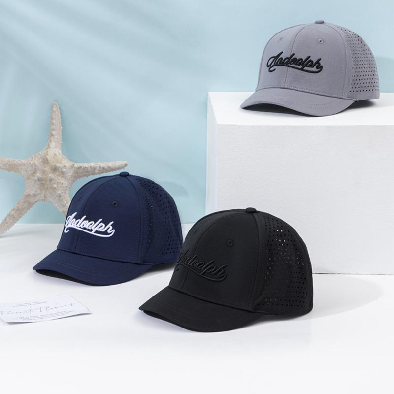 Short Brim Baseball Caps Mesh Breathable Embroidery Curved Brim Cycling Sun Hats Fashion Sun UV Protection Running Sports Hats