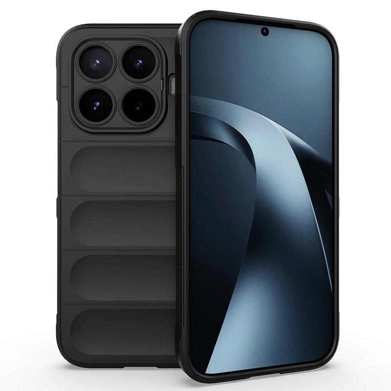 KEYSION Heavy Duty Shockproof Matte Phone Case for Xiaomi 17T Pro 5G Anti-skid Soft Silicone Phone Back Cover for Xiaomi 17T 5G