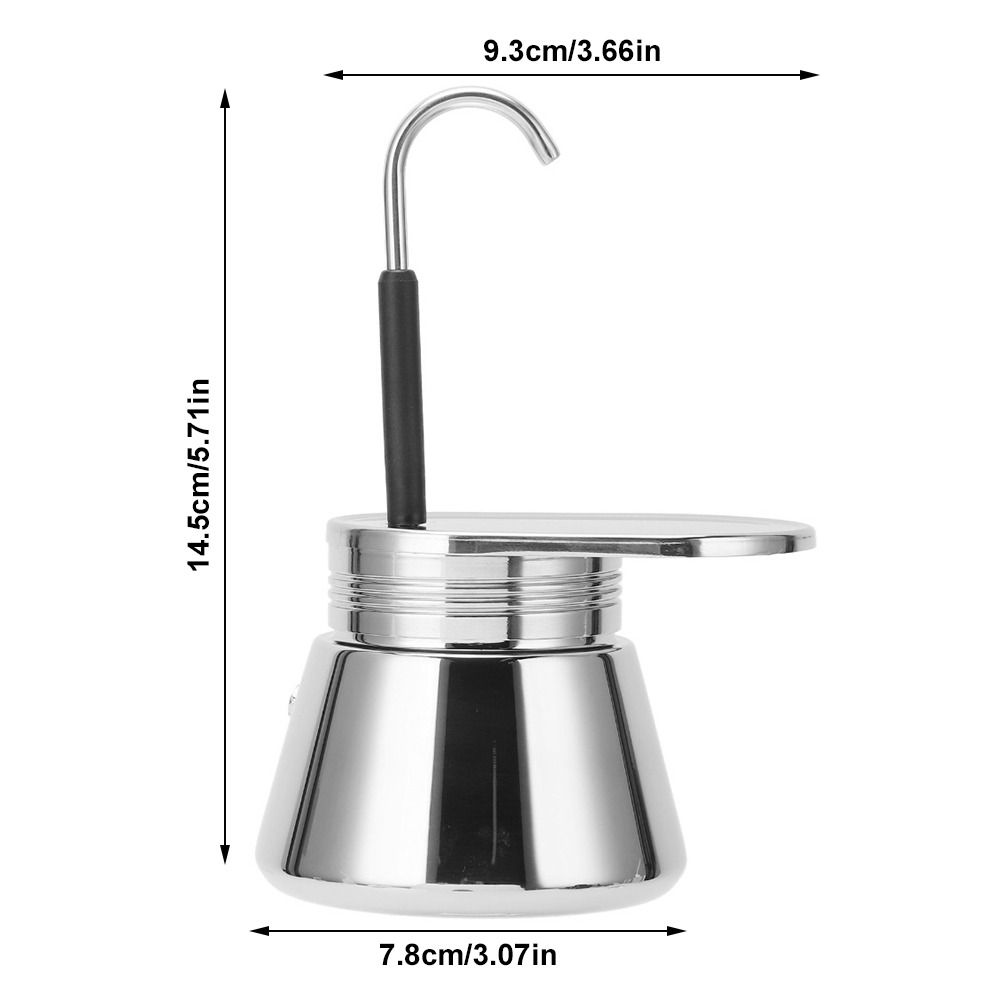 Edelstahl Mokka Kaffeekanne Handaufguss Herdplatten Espresso Maker Für Zuhause Büro