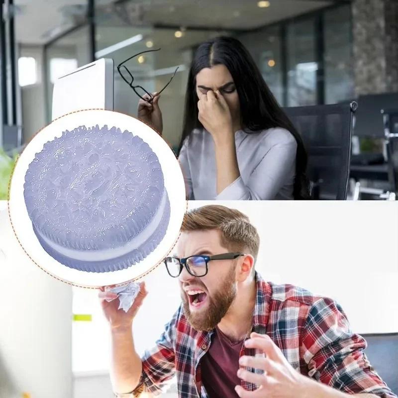 Super Soft Oreo Biscuit Stress Pressure Relief Toy Pinching Cookies Simulation Biscuit Decompression Handmade Squeeze Toy Gift