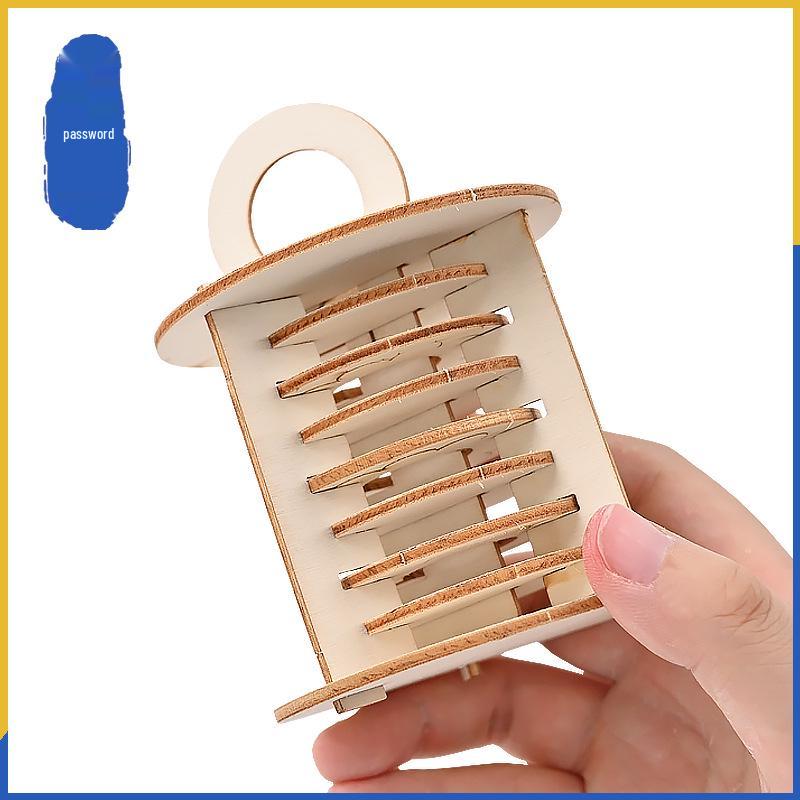 DIY Wooden Password Lock Kit for Science Experiments and Educational Projects