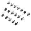 Auto Clips Fasteners Push Accessories B09250715 Black