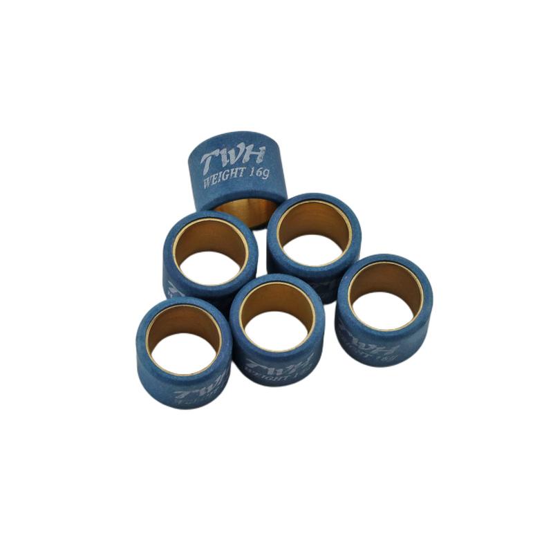 TWH ytelses racing variator rullesett 25x20mm for KYMCO XCITING 250 300 400 400i 400S 500 500i 550 størrelse for 25*20mm