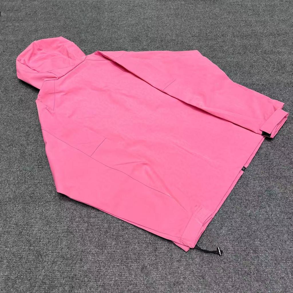 Herbst Syna Unisex Kapuzen-Windbreaker mit gesticktem Logo