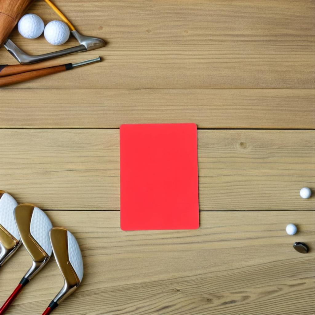 NUOLUX Soccer Referee Card Set, Red Yellow Blue Tricolor Penalty