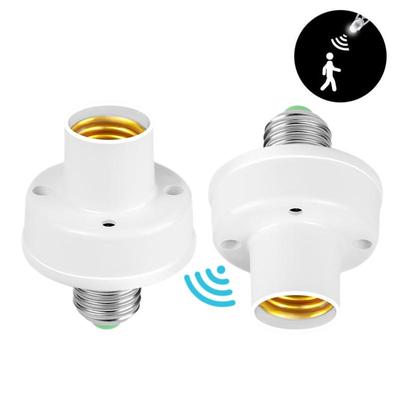 E27 LED Kızılötesi Hareket Algılama Işığı sensörlü ışık Ampul Anahtarı Ev E27 Lamba Tutucu Akıllı Anahtar Lamba Soketi Adaptörü