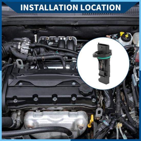 1 Pcs Mass Air Flow Sensor MeterMass Air Flow Sensor Meter Fit For Maserati