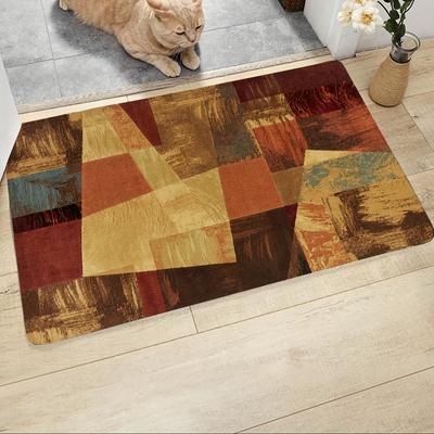 1 pz creativo patchwork design tappeto da cucina tappeto da cucina anti-fatica impermeabile antiscivolo tappeti set tappeto da corridoio tappeto da comodino tappeto assorbente