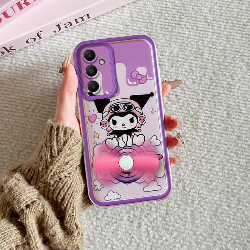 

Samsung A55 Cat Chase Mouse Mobile Case with Diamond Rope Samsung S23 FE 5G