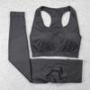 European & American Women's Butt-Lifting Seamless High-Waisted Yoga Pants & Bra Set