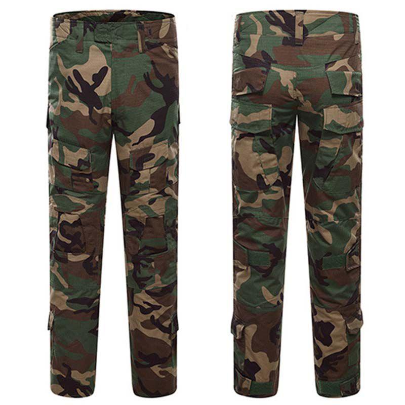 Men's Military Army Combat Tactical Airsoft Pants With Multi-pockets And Ergonomic Knee Design