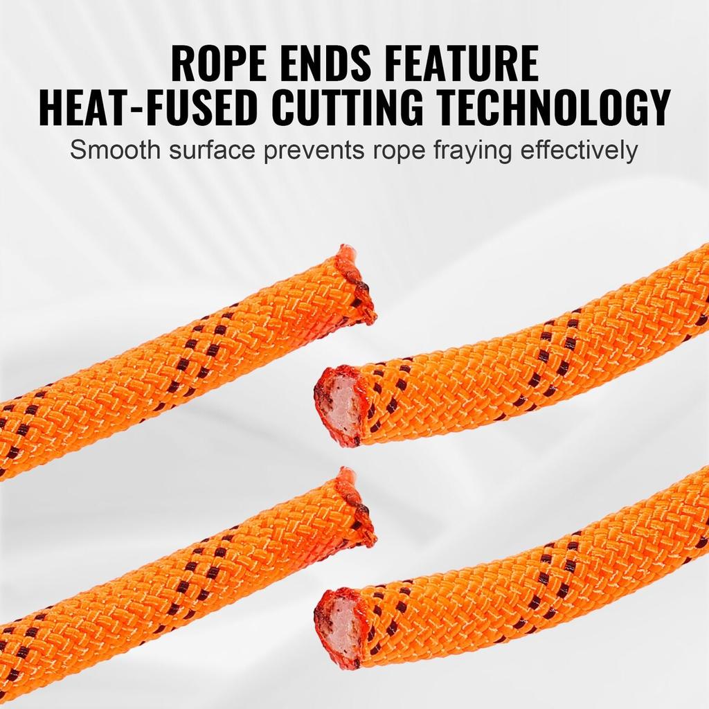 Arborist Tree Climbing Rope Double Braid Polyester 3/4" X 220' 24-Strand