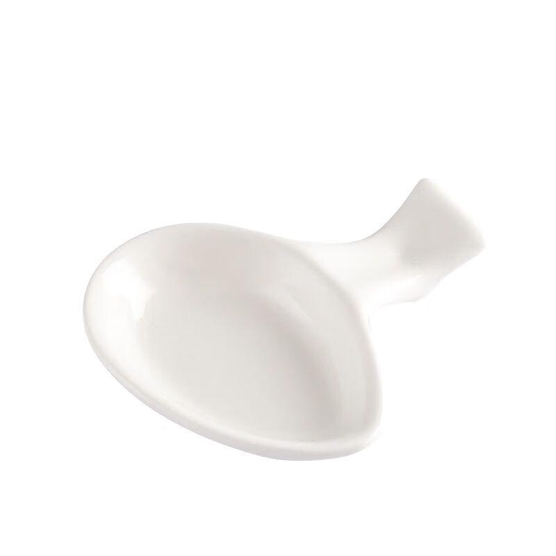 Qianxing Pure White Ceramic Multi-Purpose Chopstick & Spoon Rests