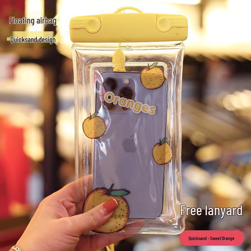 

Мультяшный водонепроницаемый чехол-кошелек для телефона с подушкой безопасности и глиттером