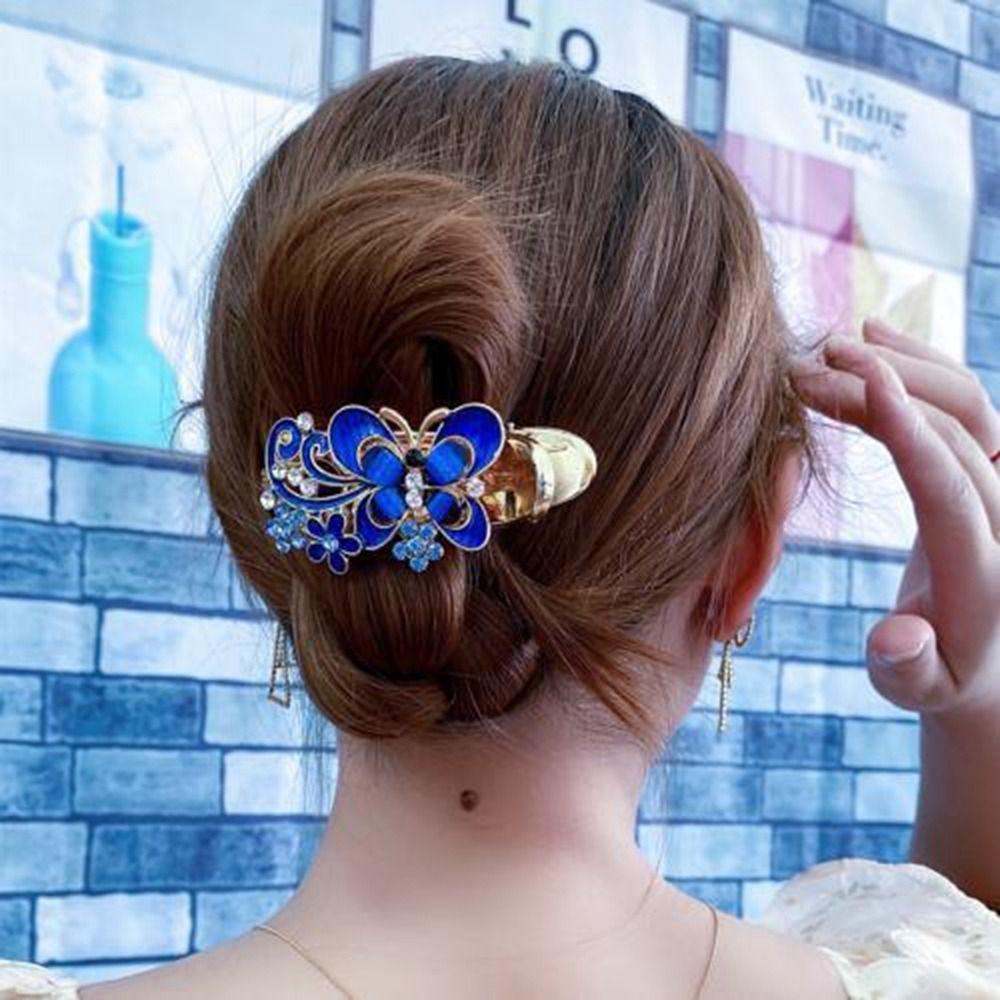Werkzeuge Koreanischer Stil Haarnadel Schmetterling Haarspange Strass Schnabelspange Weibliche Haaraccessoires