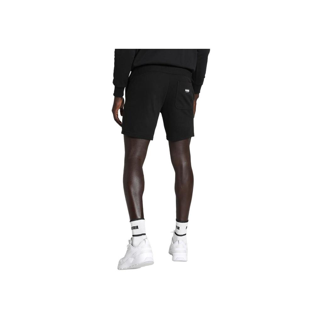 Puma Athletics Letter Print Casual Sports Shorts Men Bottoms Black 845909-51