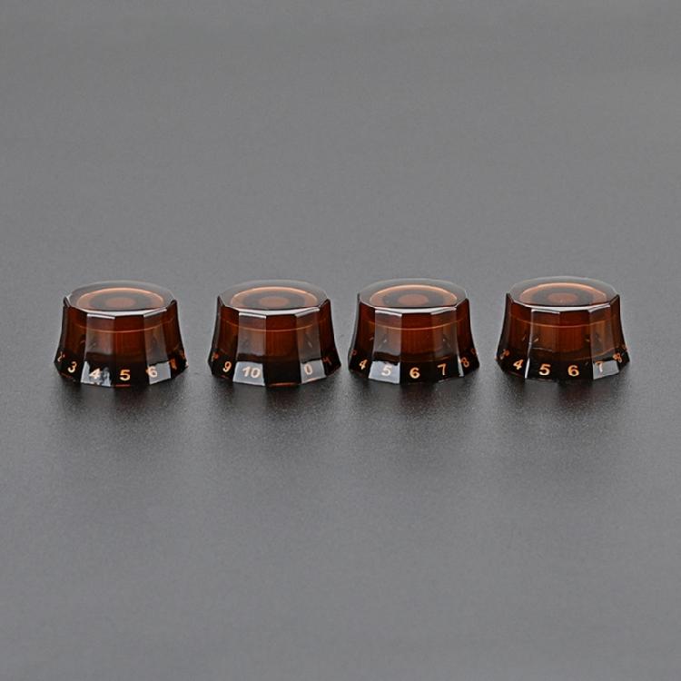 4Pcs Guitar Knobs Volume Tone Control Guitar Knobs Top Hat Knobs 6mm Shaft Hole