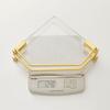 Acrylic Bathroom Wall Corner Shelf Shower Rack Shampoo Holder Wall Mounted Brushed Gold Corner Shelves Toilet Shampoo Holder