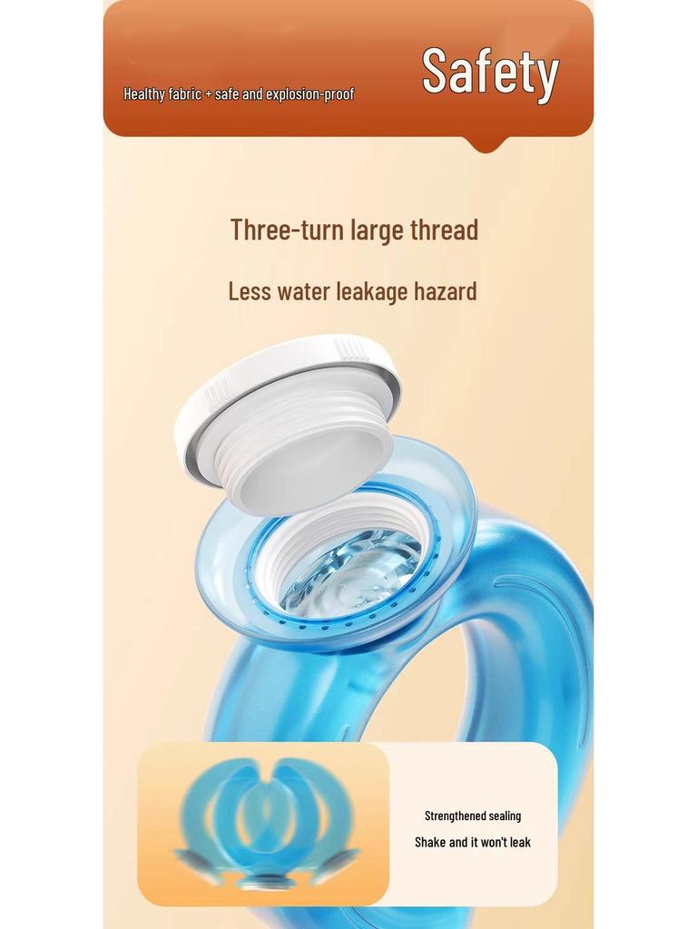 U-Shaped Hot Water Bottle: Neck & Shoulder Warmer, Hot Compress for Neck Vertebra, Scarf Water Injection, Hand & Foot Warmer.