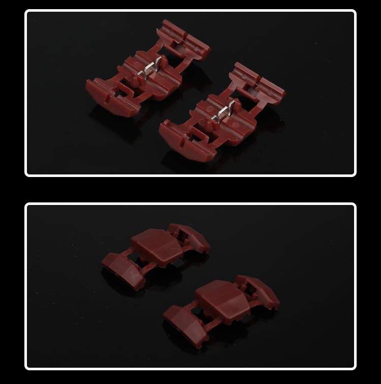 IWISS KW-6-100P Electro Tap Car Wire Branch Connector Wiring Connector Red AV(S) 0.5-0.85sq q 60 pcs Red 0.5-0.85SQ 300V 100pcs