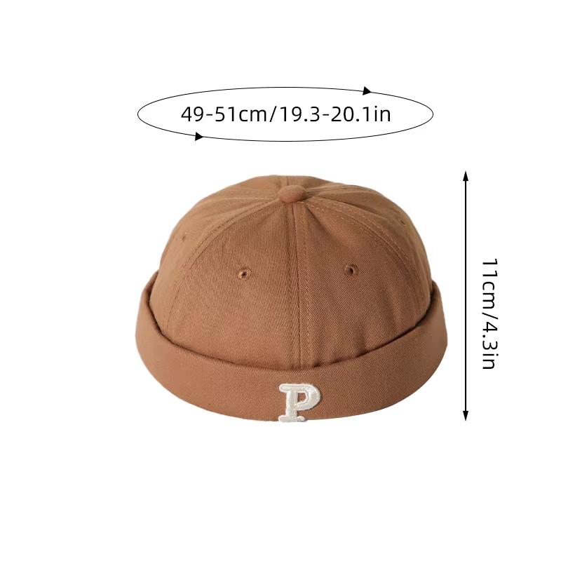 New Letters Printed Baby Brimless Hat Solid Color Boys Girls Hip Hop Caps Harajuku Cool Adjustable Kids Beanie Hats