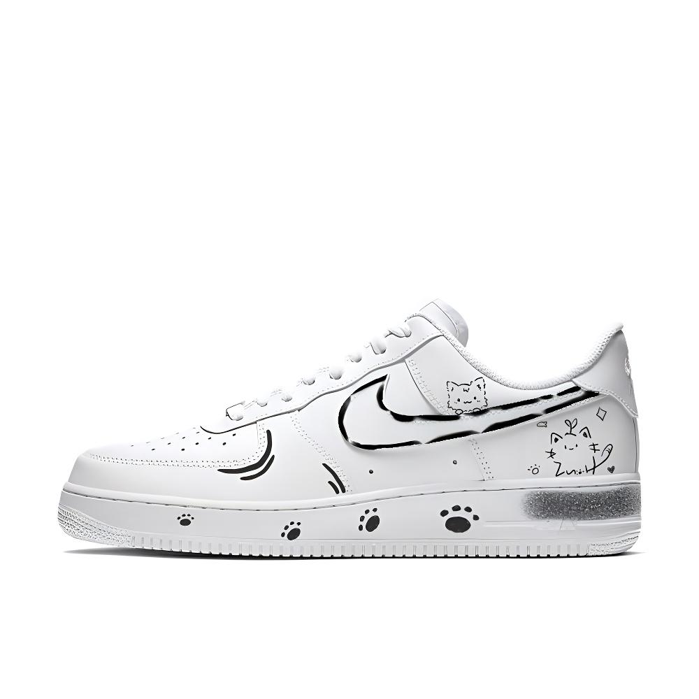 

Nike Air Force 1 Low top Skateboard Shoes Women s Black DD8959-100(Team770-cat) 37.5