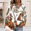 Plus Size Womens Drawstring Hooded Sweatshirt Long Sleeve Loose Soft Casual Leisure Street Daily Top