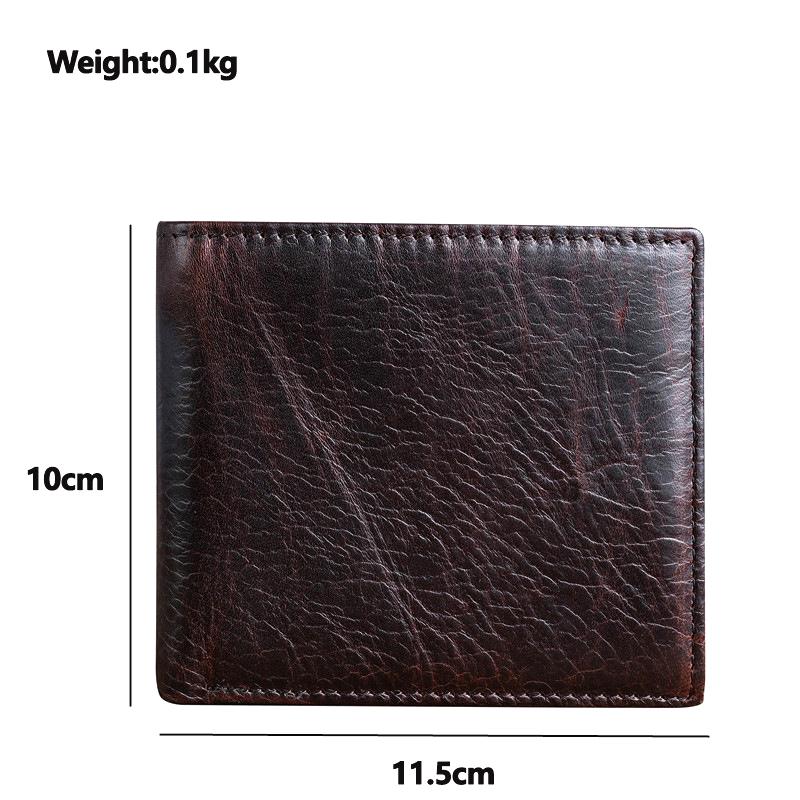 Мужской кошелек складной большой емкости с отделением для нескольких карт может хранить — фото 6