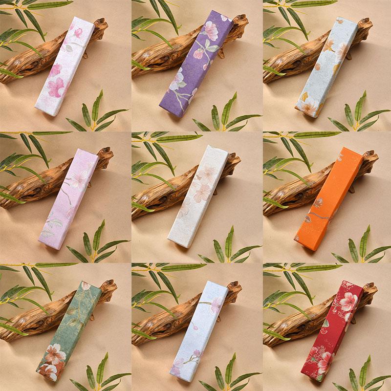 1Pc Rectangle Practical Cardboard Gift Printed Antique Style Packaging Box Hair Accessory Box Jewelry Box