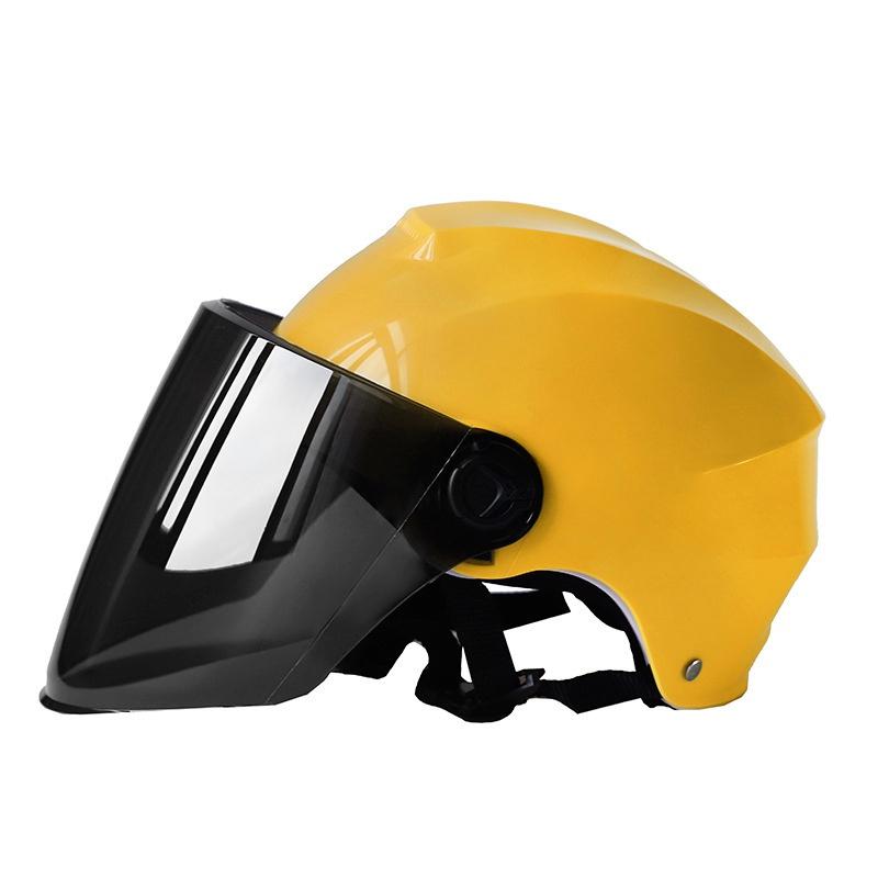 Motorcycle Helmet Four Seasons Sun Protection ABS Motorbike Helmet Safety Battery Car Helmet Motor Casque for Women/Men