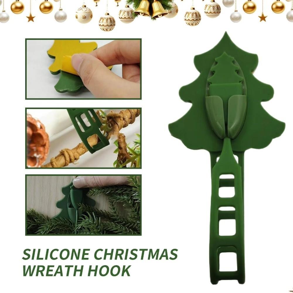 1/2Pcs Stretchable Wire Garland Ties Multifunctional Hook Silicone Holder  Holiday Decoration