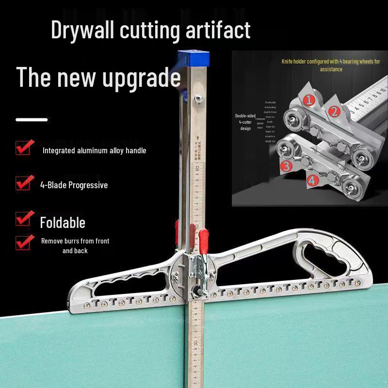 Foldable Gypsum Board Cutter: New Extended Version for Woodworking