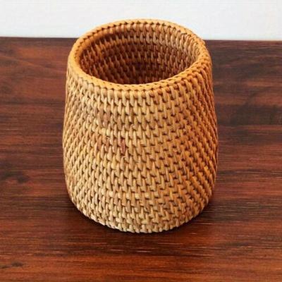 Rattan Essstäbchen Rohr Schaufel Löffel Eimer Abendessen Messer Gabeln Geschirr Aufbewahrungsbox Home Storage Körbe Organizer