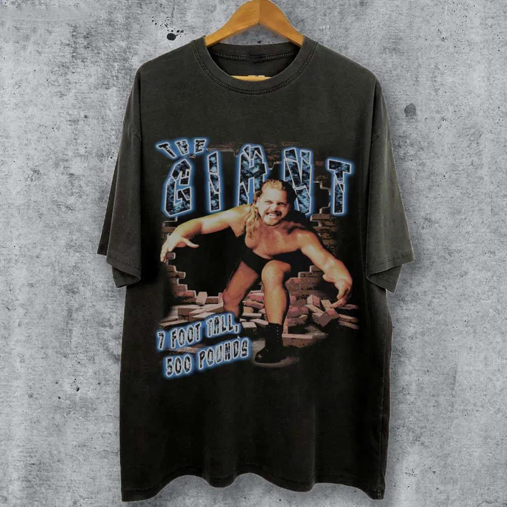 Koszula Andre the Giant Koszulka z wrestlerem Klasyczny T-shirt z lat 90. Unisex LT490