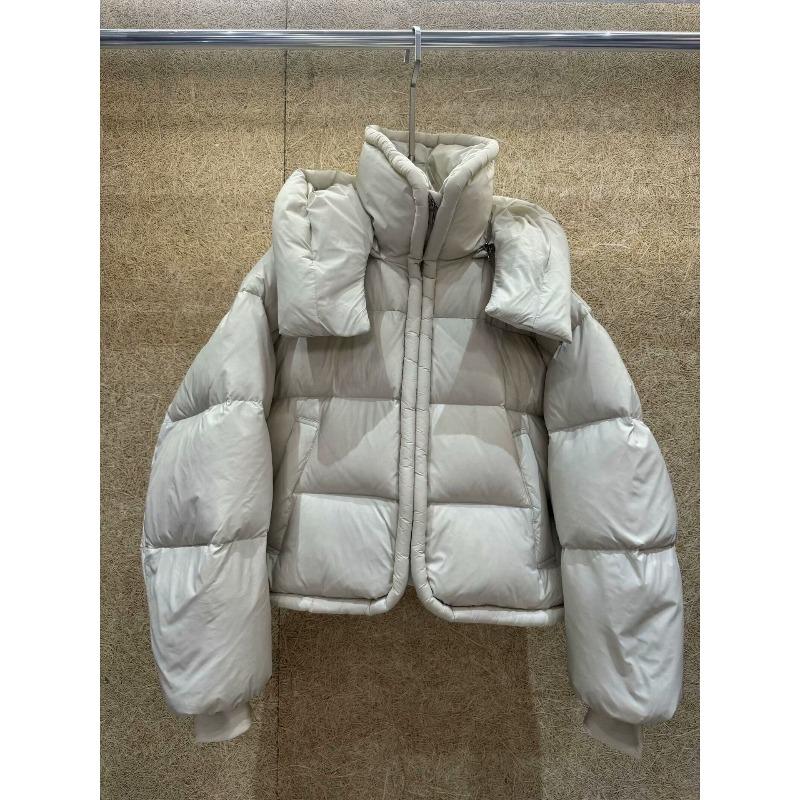 Korean Loose Hooded Down Cotton-padded Jacket Women's Short Winter New Padded Warm Bread Coat.