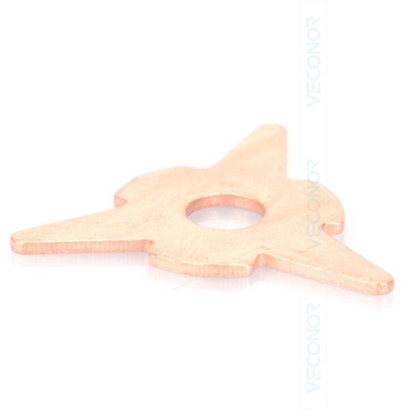 100Pcs Dent Pulling Washer For Spot Welder Panel Pulling Star Washer Spot Welding Machine 10.8mm Hole Diameter