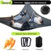 Outdoor Multi-Person Mesh Triangular Hammock