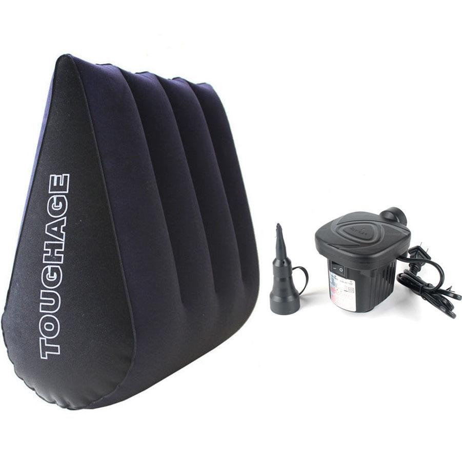 Inflatable Triangle Pillow Sex Position Magic Cushion Erotic Toy For Sex Couple Body Support Pads Air Blow Support Adult Product