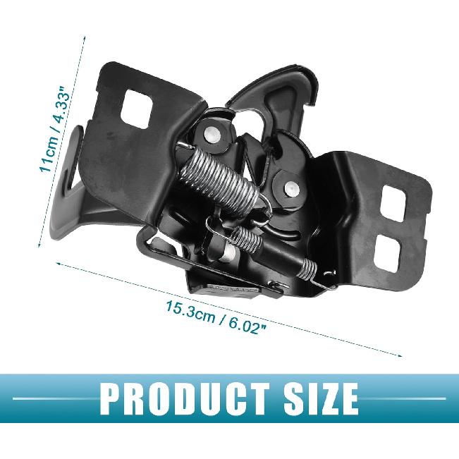 Car Hood Latch Lock Assembly No.15913930 Engine Hood Switch for Chevrolet Cobalt 2005-2010 for Pontiac G5 2007-2009 Metal