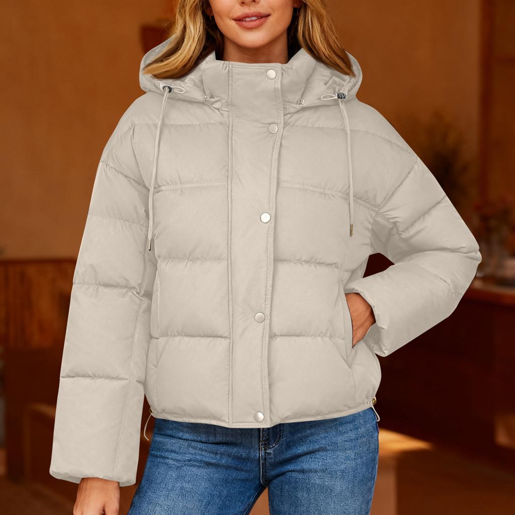 Women's Winter Warm Cotton Jacket Single Breasted Zipper Jacket