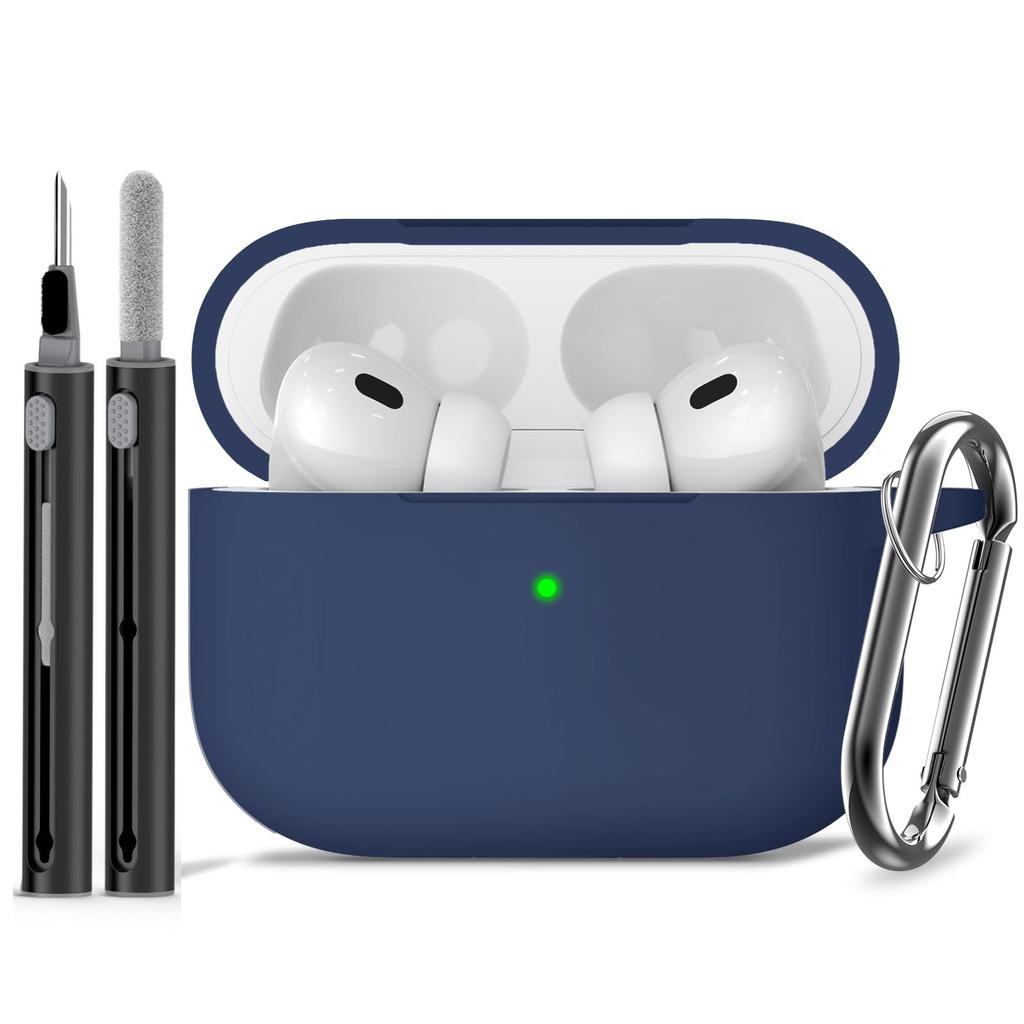 Für AirPods Pro 3. Generation Hülle Neue Weiche Silikonhülle für AirPods Pro 3 Schutzhülle mit Reinigungsset für AirPods Pro 3
